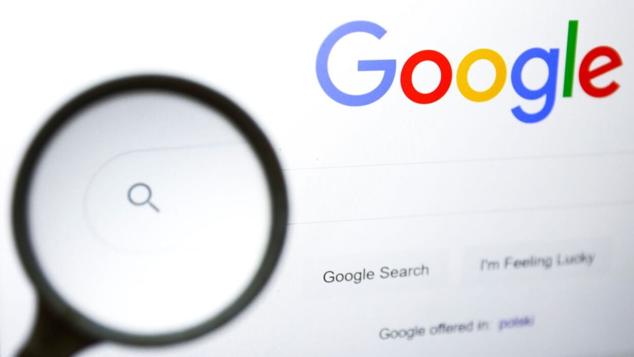 Google search results ranked by PageRank